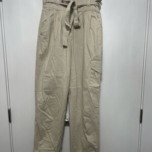 Wilfred Beige High-Waisted Trousers